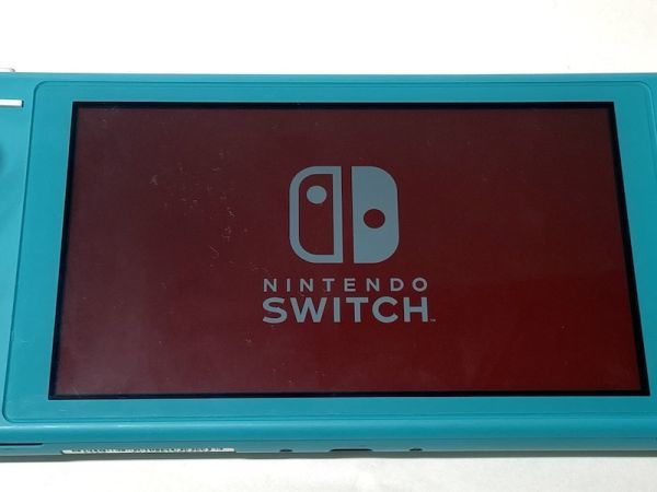 【T616】1円〜 Nintendo Switch Lite ニンテンドー スイッチライト 本体 ターコイズ 動作確認済み ケース アダプター付き_画像8