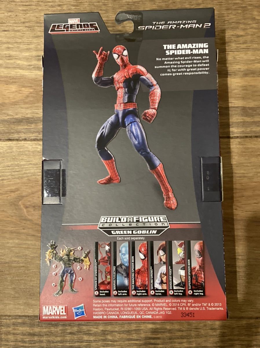 【未開封】マーベルレジェンド アメイジングスパイダーマン Marvel legends Amazing Spider Man 2_画像5