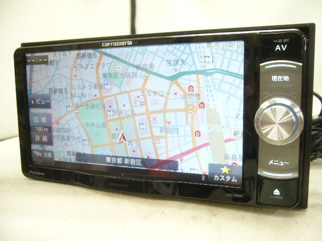 7型ワイド カロッツェリア パイオニア 楽ナビ avic-rw802-d | www