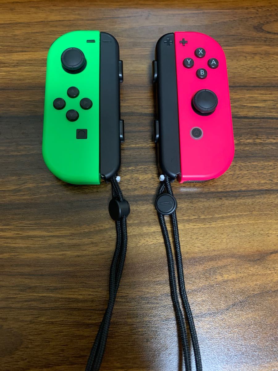 Nintendo Switch Joy-Con ニンテンドースイッチジョイコン    ネオングリーン× ネオンピンク