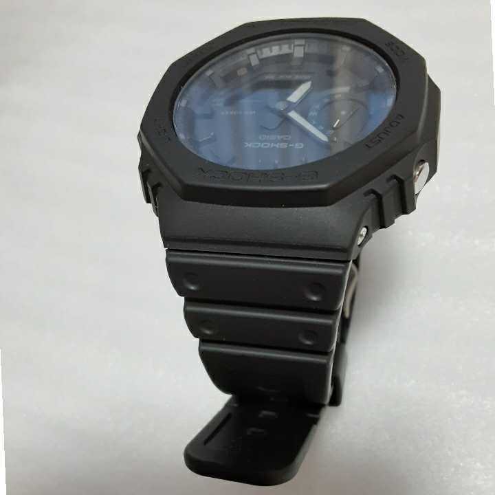 極美品 CASIO G-SHOCK ジーショック GA-2100-1A1JF カシオーク オールブラック