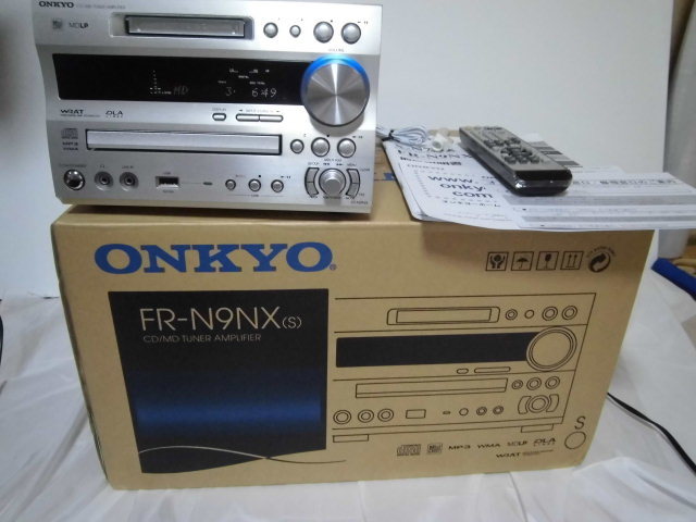 ONKYO FR-N9NX ◇MD搭載最終機種、☆元箱ごとキレイな商品です。動作