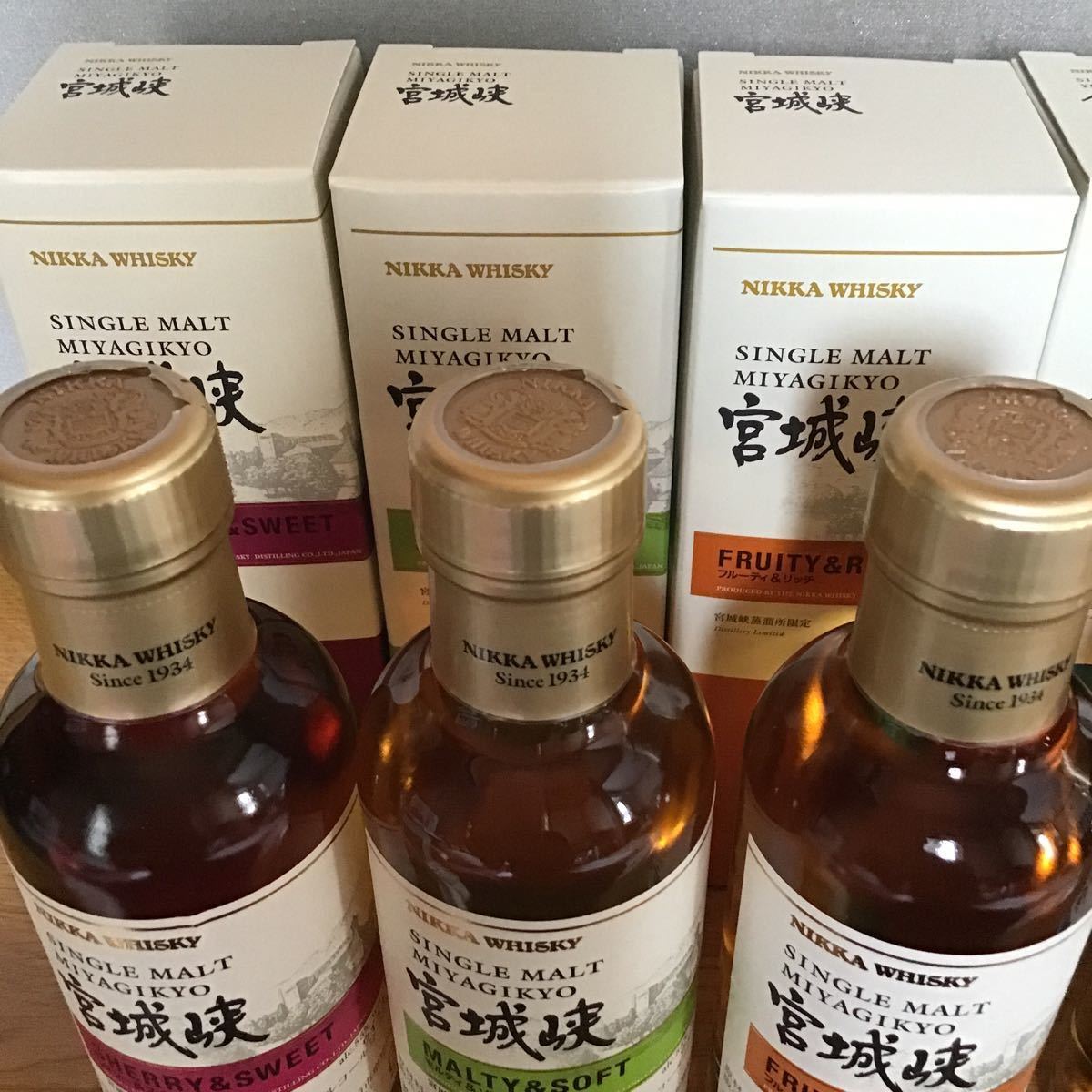 余市 宮城峡 蒸留所限定 ニッカ ウイスキー 180ml 6本セット 低価格