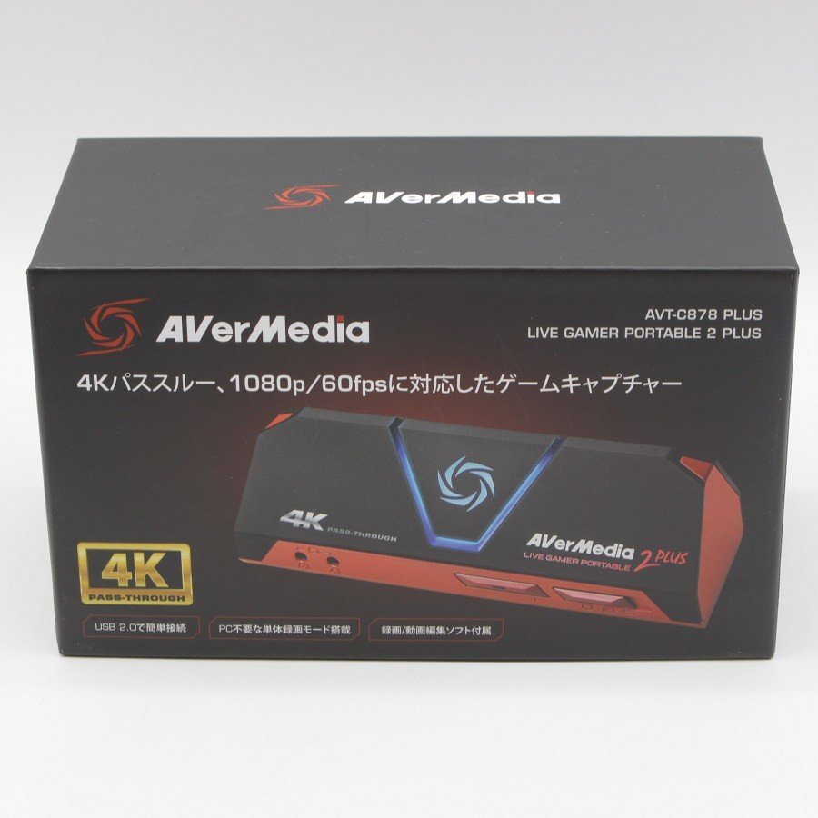 1円~】AVerMedia AVT-C878 PLUS 4Kパススルー対応 Live Gamer