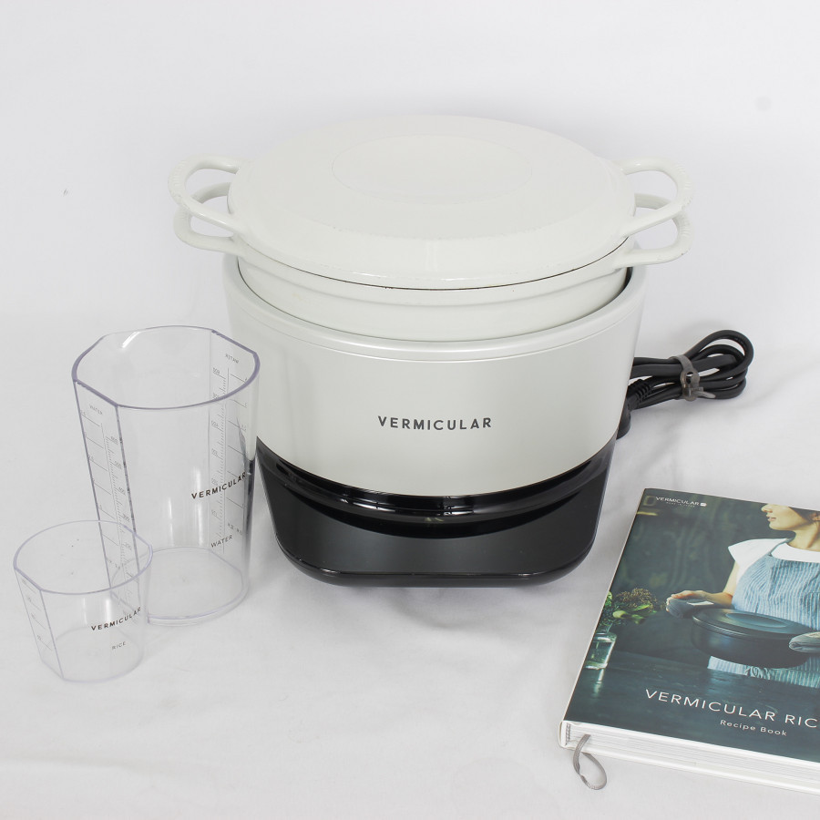 バーミキュラ ライスポット ホワイト PH23A-WH 5合炊き炊飯器-