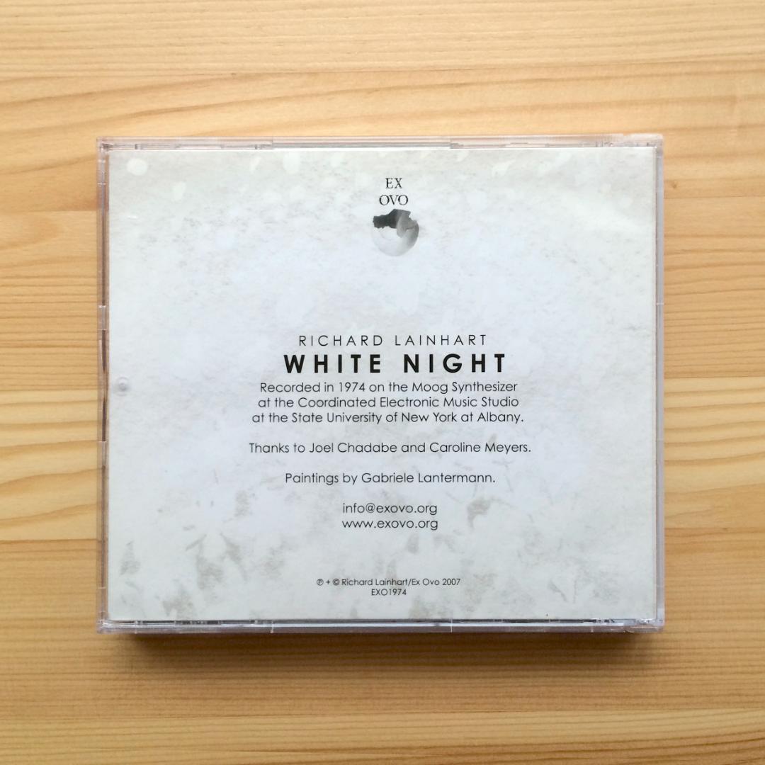 Richard Lainhart White Night 2007年 500枚限定 EXO1974 ミニマルドローン/アンビエント David Behrman Brian Eno Folke Rabeの画像5