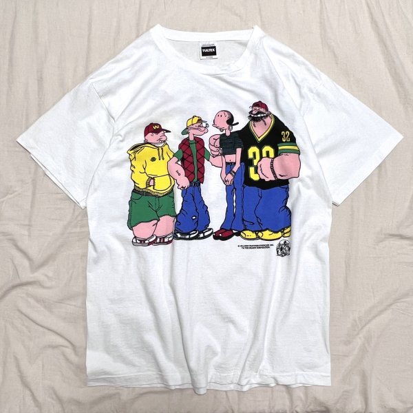 1スタ【1994年(90s) POPEYE 両面 プリント Tシャツ XL】ポパイ