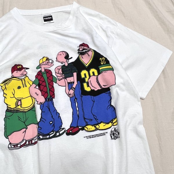 1スタ【1994年(90s) POPEYE 両面 プリント Tシャツ XL】ポパイ