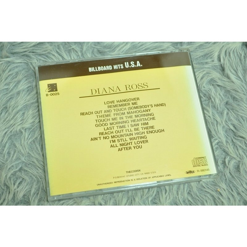 【洋楽CD】BILL BOARD HITS U.S.A. 『 DIANA ROSS（ダイアナ・ロス）』【CD-13422】_画像2