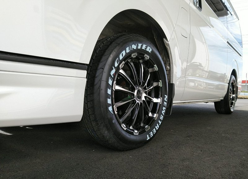 税込 ハイエース 200系 タイヤホイールセット オーレンカウンター