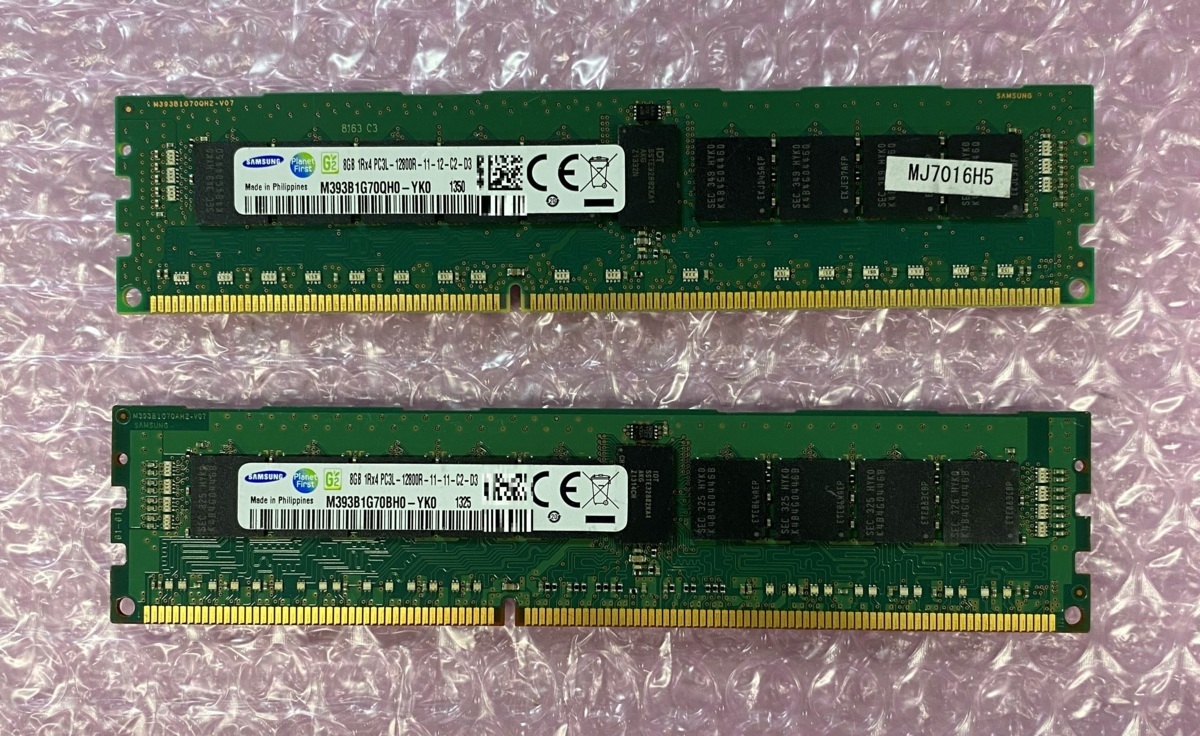 メモリ 8GB 1Rx4 PC3L-12800R ×2枚セット ※8GB 計16GB セール開催中最短即日発送 1Rx4