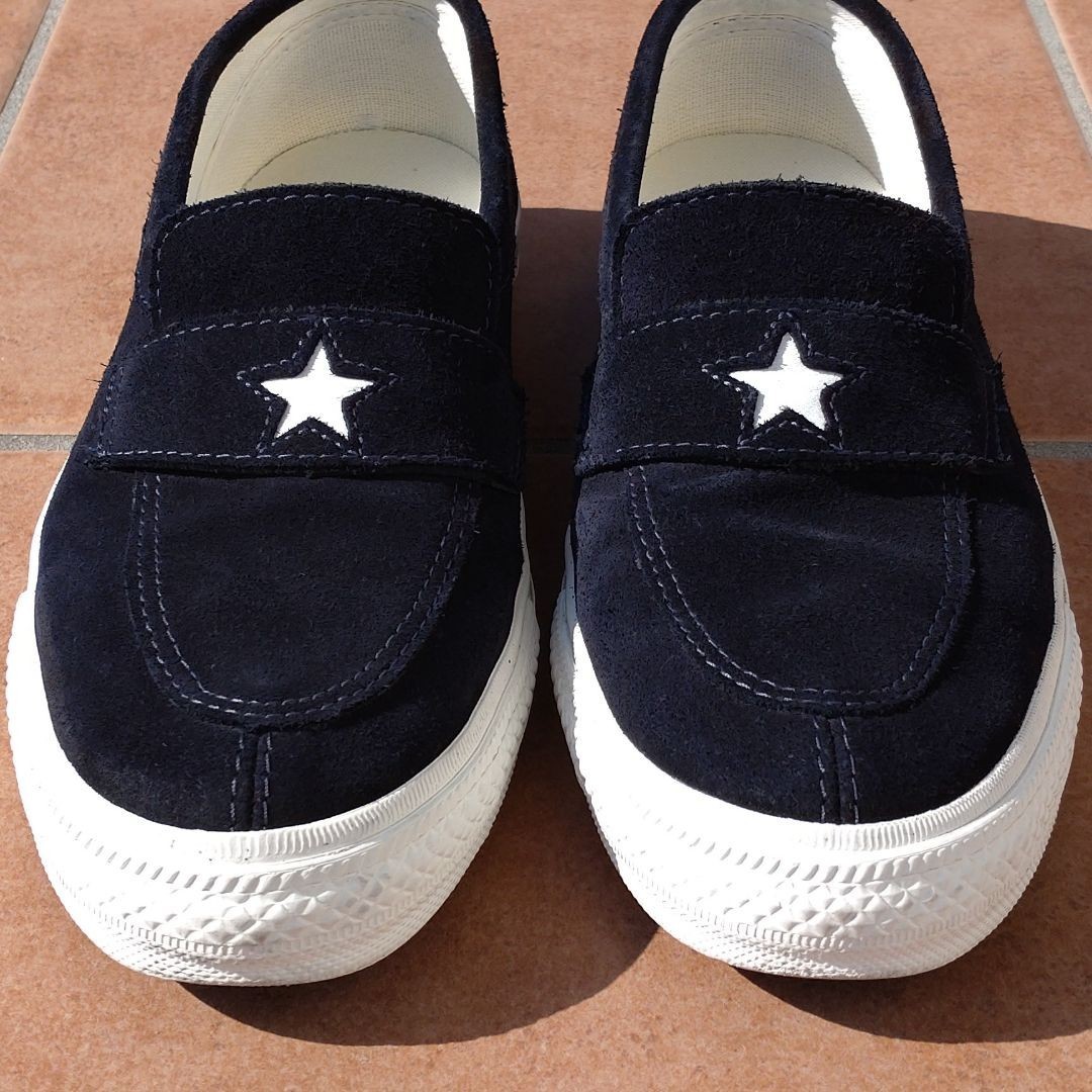 【送料無料・ONE STAR LOAFER  】NAVY 24.0cm