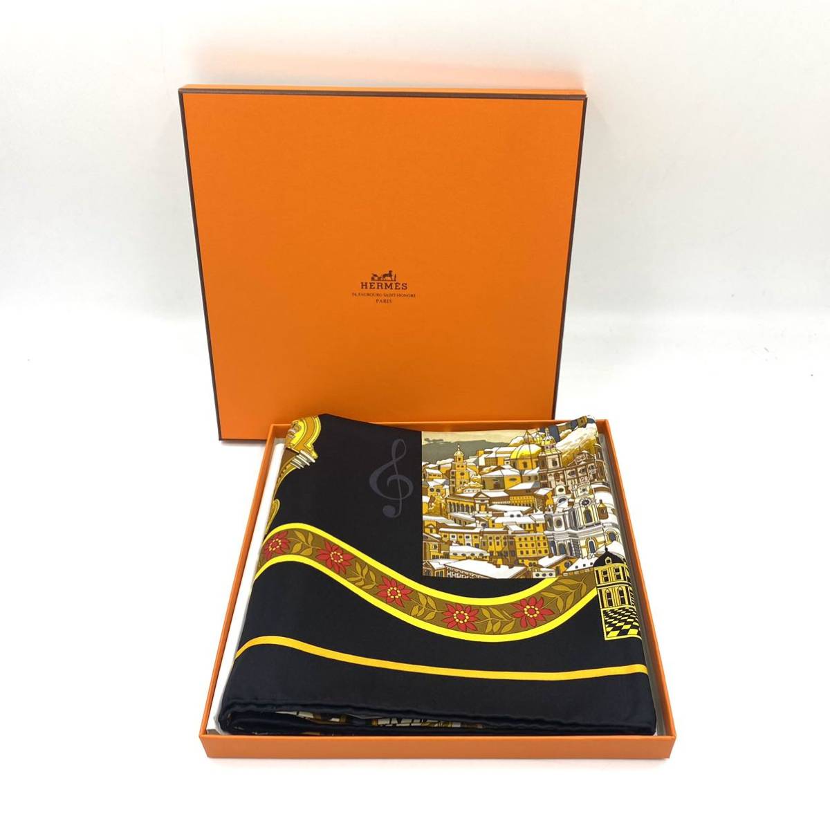 HERMES エルメス カレ90 IN SALZBURG ザルツブルグにて スカーフ