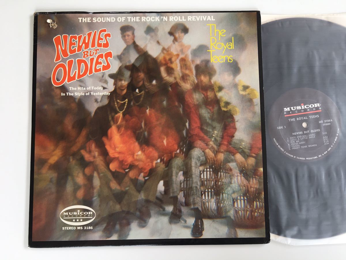 【69年US Origi】The Royal Teens / Newies But Oldies LP MUSICOR RECORDS MS3186 Sugar Sugar,Hey Jude,Rock And Roll Music,Proud Maryの画像1