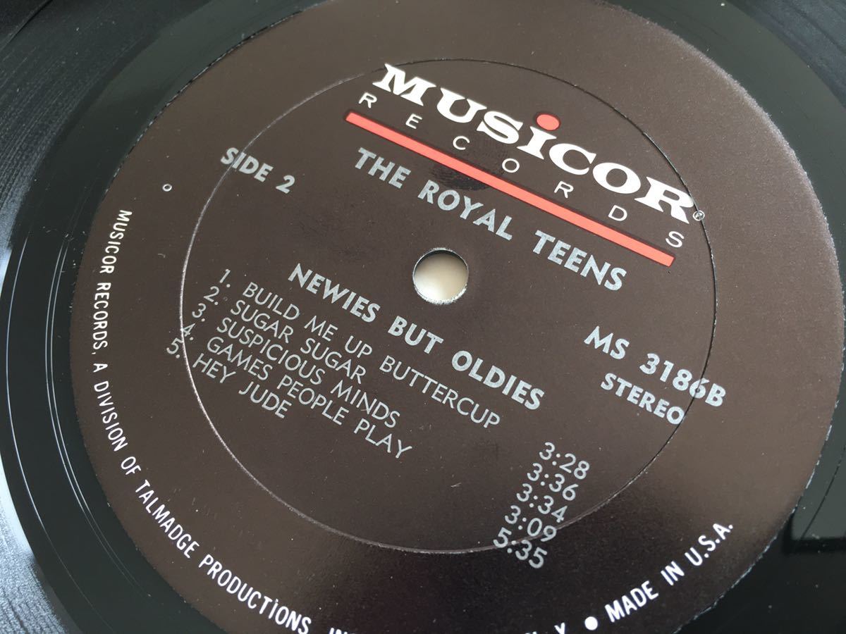 【69年US Origi】The Royal Teens / Newies But Oldies LP MUSICOR RECORDS MS3186 Sugar Sugar,Hey Jude,Rock And Roll Music,Proud Maryの画像6