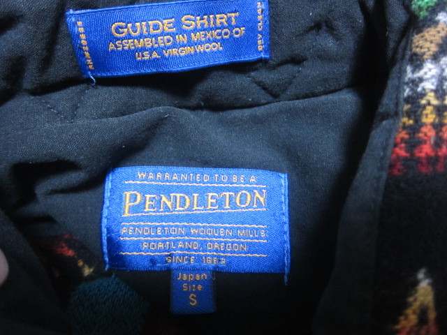  ручка  ...Pendleton　... рукоятка 　 шерсть  руководство   рубашка  　 Япония  различие   примечания S　 рекомендуемая розничная цена 25200  йен 
