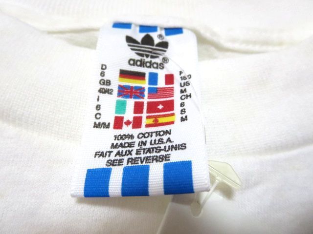 デッドストックUSA製サッカーワールドカップ94 スペイン代表Tシャツ アディダス製の画像6