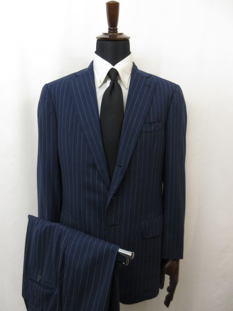 イザイア ISAIA スーツ GREGORY ダークネービー ストライプ 48 fcdunav.bg