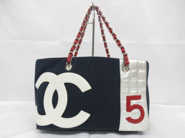□【シャネル CHANEL】 7番台 NO.5 ココマーク チェーンショルダー