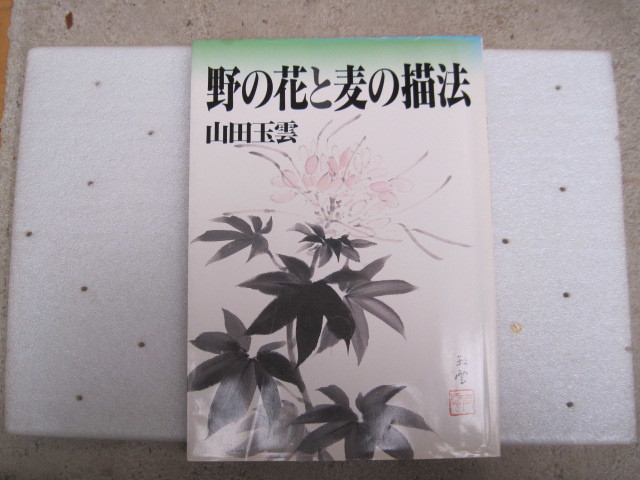 【単行本・絵画】『玉雲水墨画19 野の花と麦の描法』山田玉雲／秀作社出版／1993年4月5日初版発行_画像1