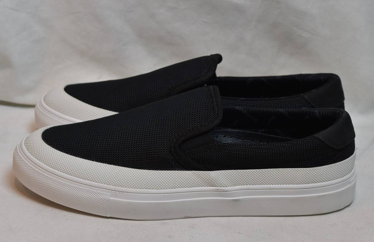 DIEMMEtiemeGARDA slip-on shoes sneakers BLACK FABRIC 43 SYMPATEX DI2007GA03 27-27.5cm corresponding Made in Italy unused goods 