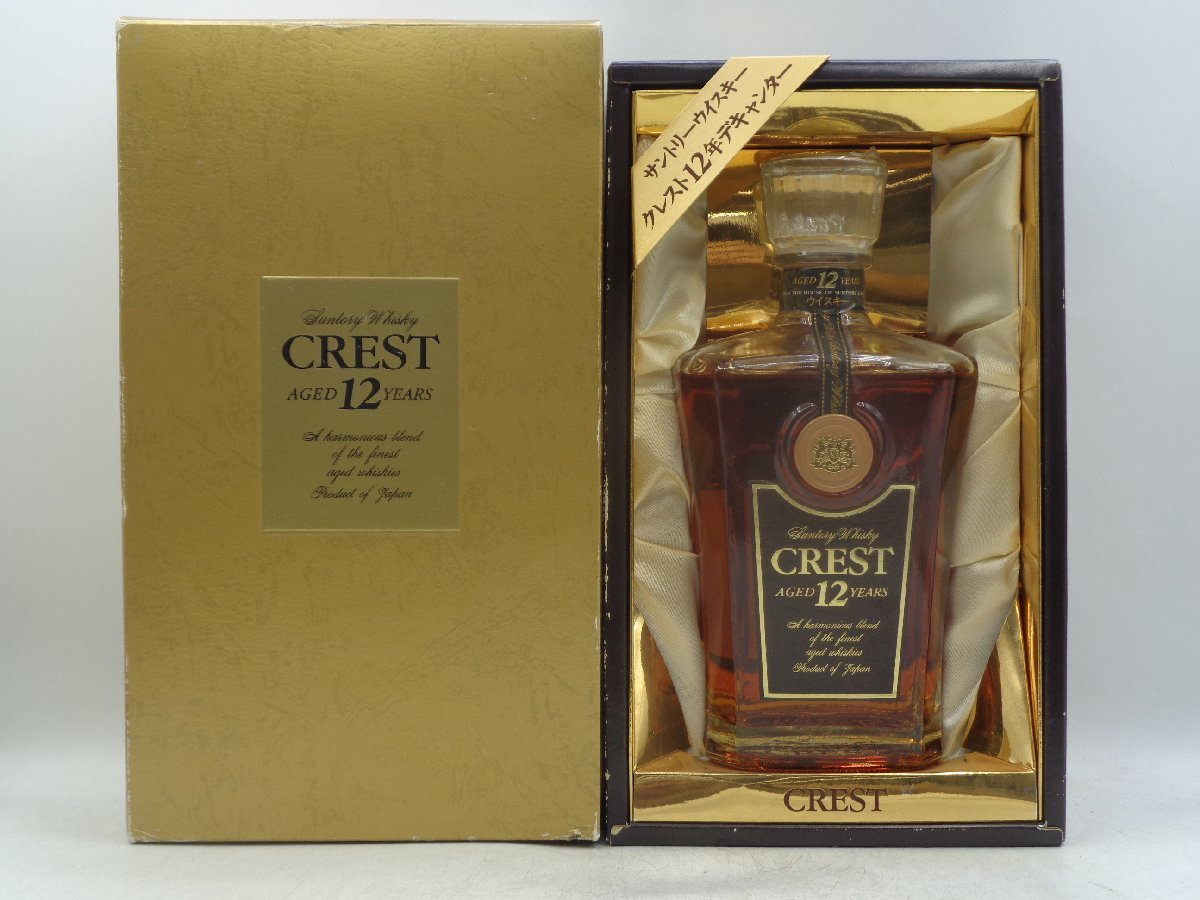 同梱OK商品】SUNTORY WHISKY CREST サントリー ウイスキー クレスト 12