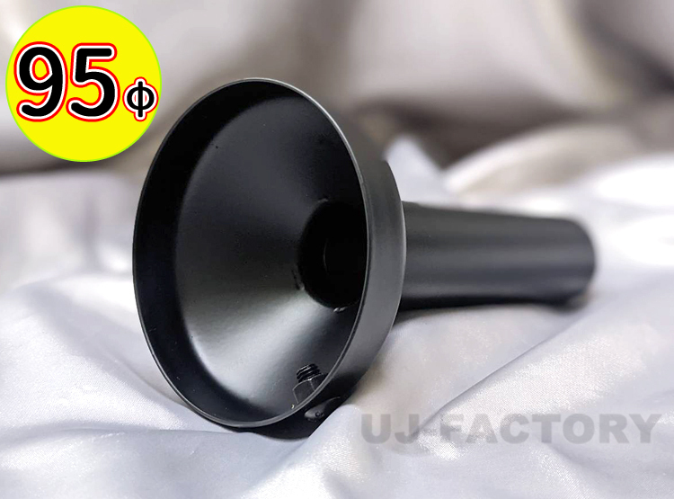 [ immediate payment! super-discount * silencing ] black * inner silencer *95φ for ( product size / exit outer diameter 92x total length 157x pipe diameter 38mm) mat black finishing 