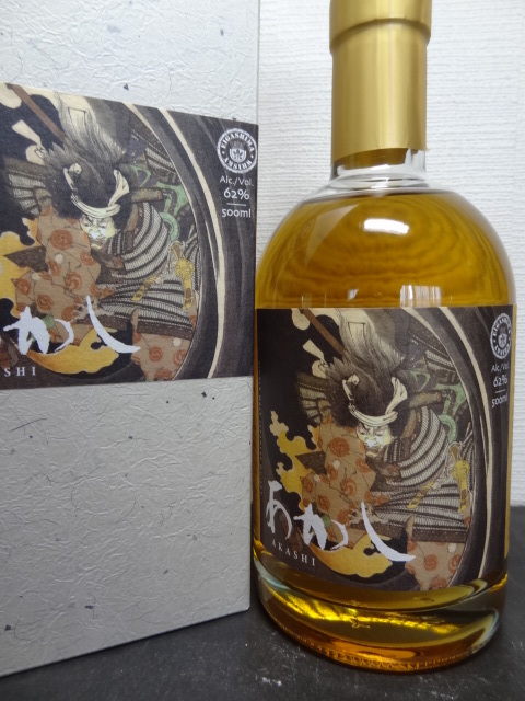 ザ・ゴースト・シリーズ あかし Heavily Peated 62% 500ml 江井ヶ嶋