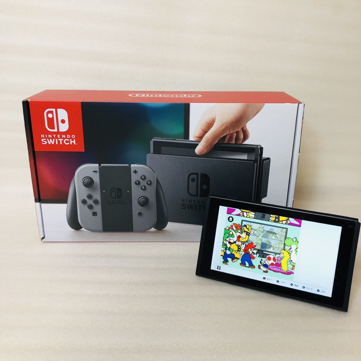 動作品】１円～ Nintendo Switch 本体 2017年製 未対策機 本体のみ