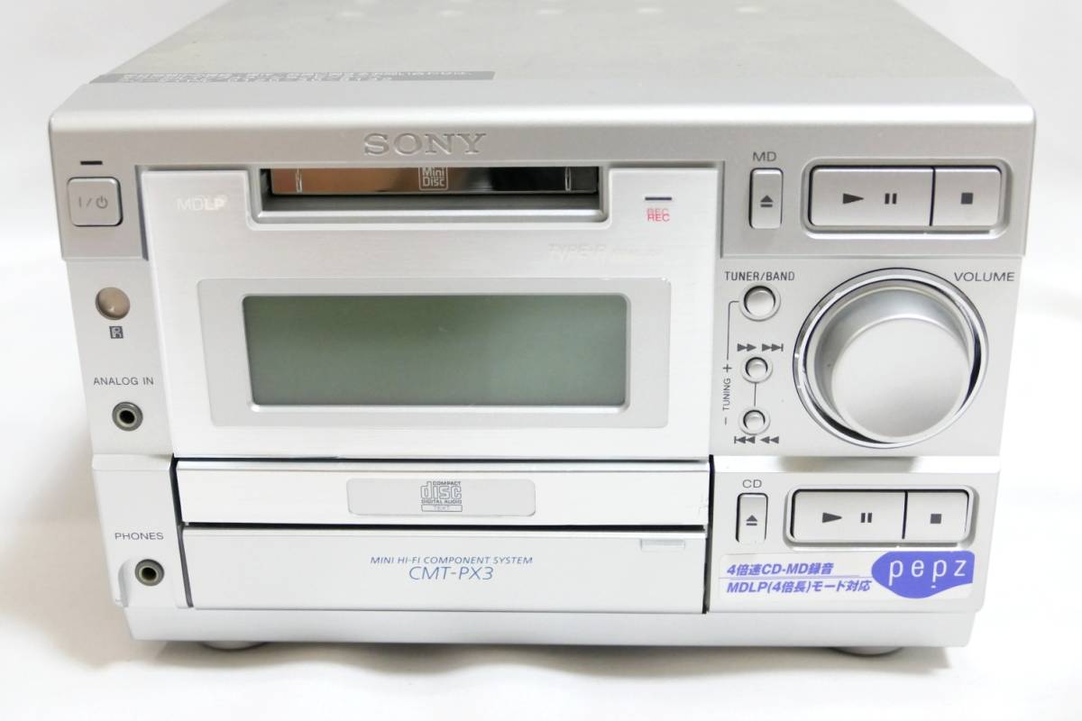 □即決!SONY CMT-PX3 コンポ本体のみ ソニー CD MD コンポ www.bia