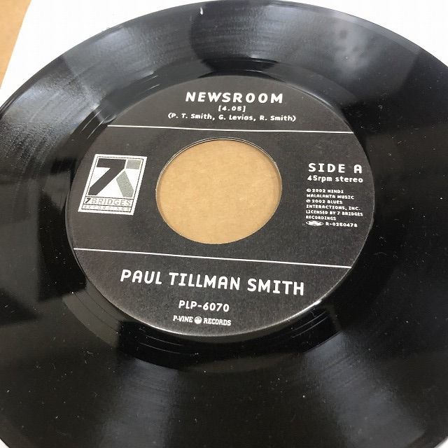 Paul Tillman Smith - Newsroom / A Good Dream (7inch)