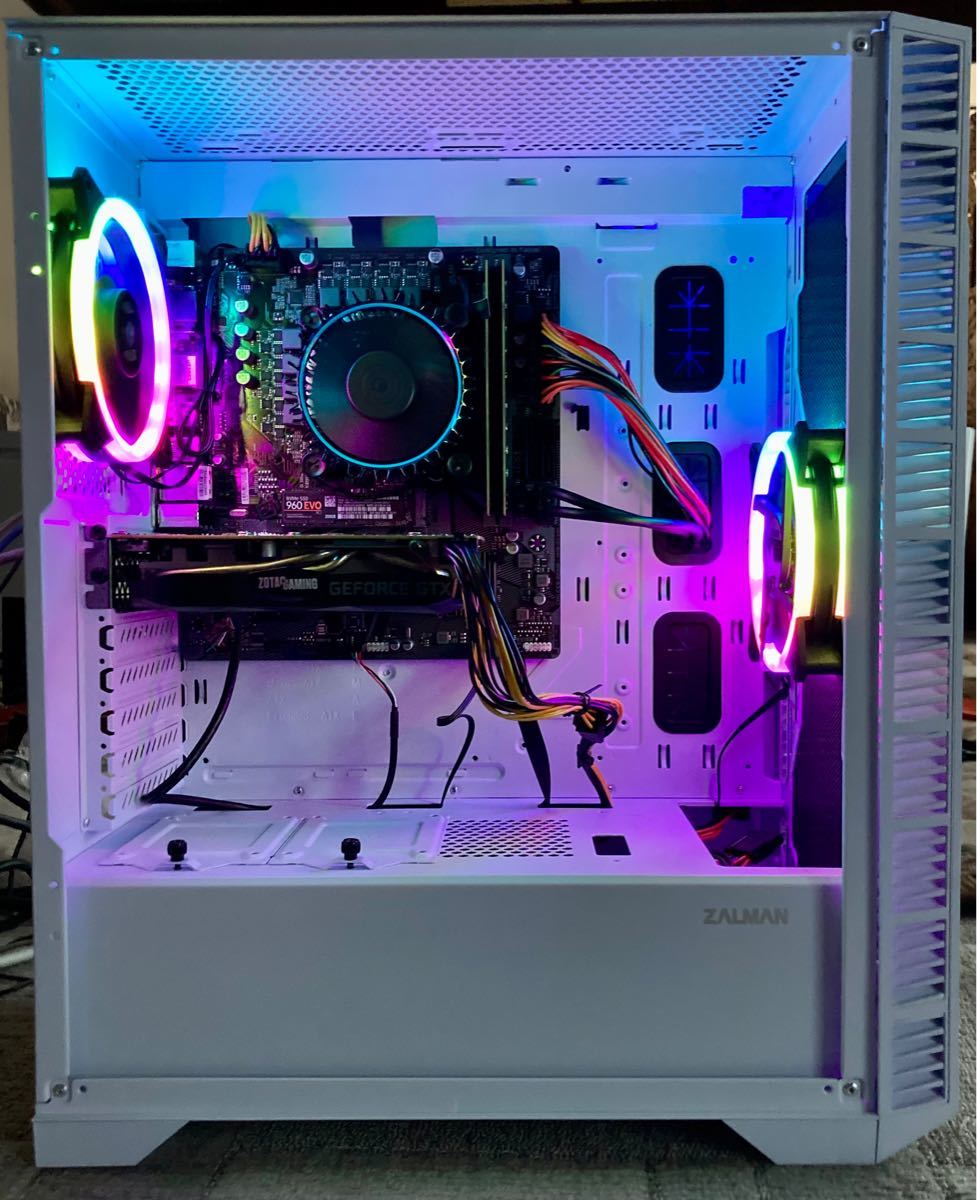 最新12世代ゲーミングPC Core i3 12100F 16GB NVMeSSD250GB GTX1660 Windows11