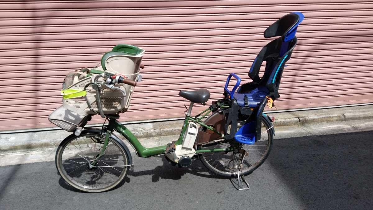 ブリヂストン アンジェリーノ 電動アシスト自転車 痛み傷錆び有 走る