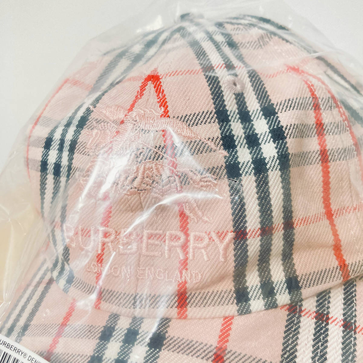 Supreme Burberry Denim 6-Panel Pink Cap シュプリーム Supreme Burberry Denim 6-Panel Pink Cap シュプリーム