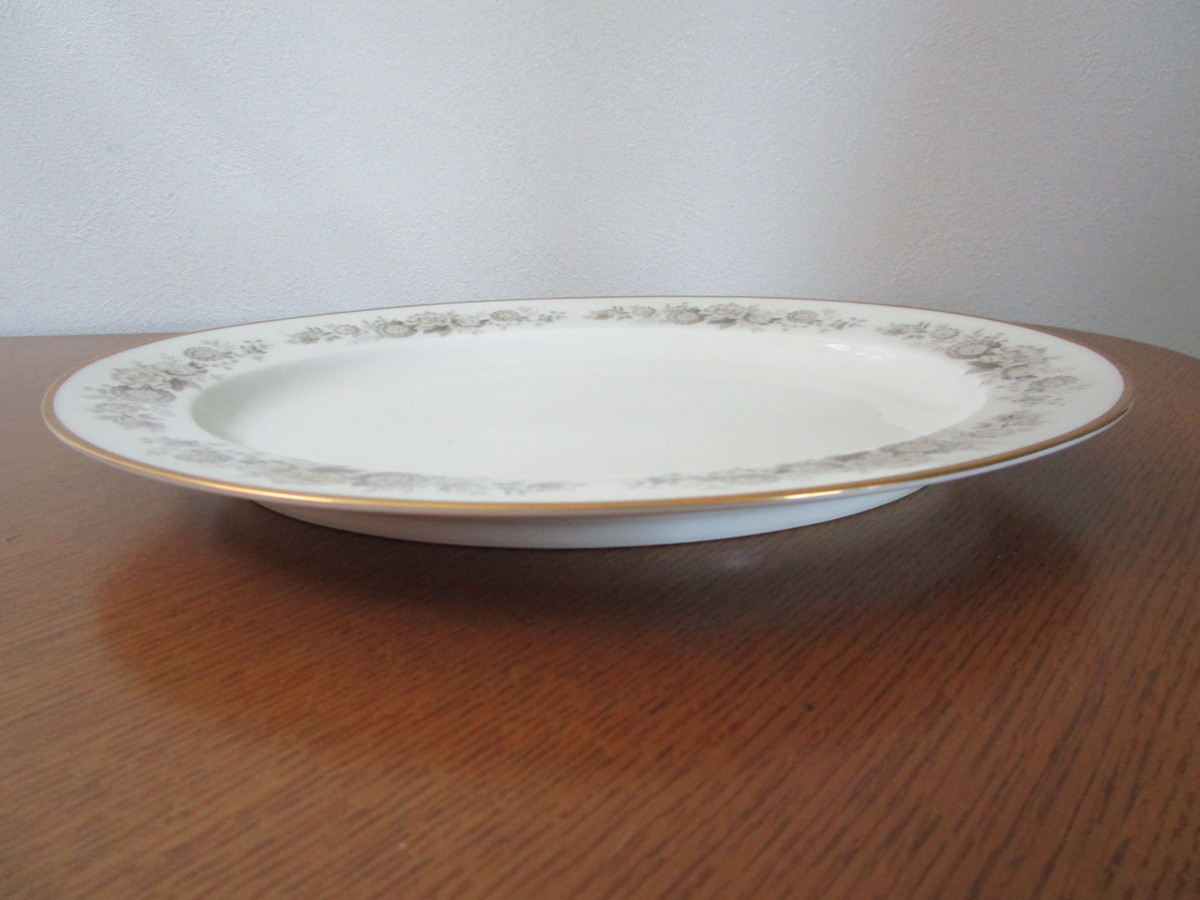 ★☆Noritake Ivory China ノリタケ　長皿　大皿　金縁　２枚セット☆★_画像3