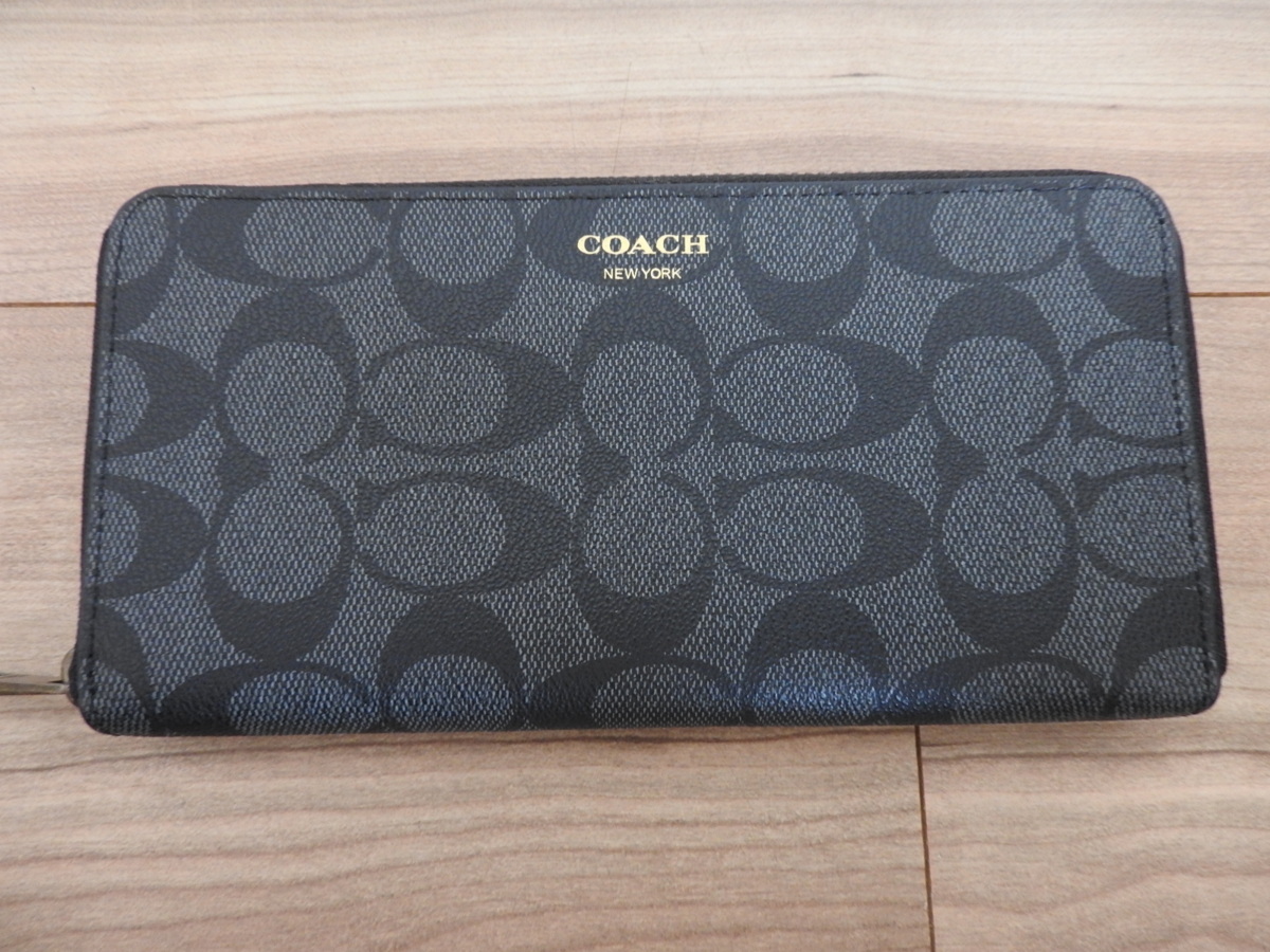 注目の コーチ COACH 長財布 ラウンドファスナー ラウンドジップ