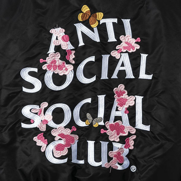 AntiSocialSocialClub (アンチソーシャルソーシャルクラブ) ジャケット Alpha Industries x ASSC MA-1 Black Jacket ブラック (M)の画像2