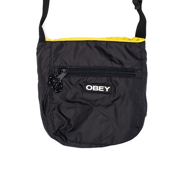 OBEY (オベイ) ショルダーバッグ サコッシュ Commuter Cinch Bag Black multi