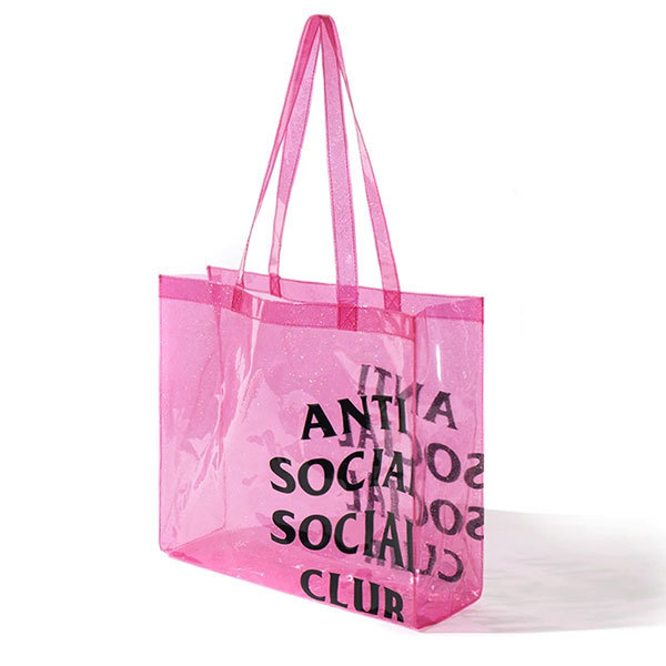 AntiSocialSocialClub (アンチソーシャルソーシャルクラブ) ビーチ カバン バッグ トートバッグ ICRIGHTHRUYOU Pink