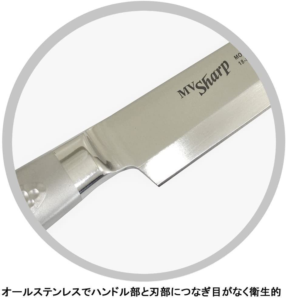 同梱可能 刺身包丁 柳刃 オールステンレス包丁 片刃 モリブデンバナジウム鋼 スミカマ MVシャープ 刃渡り21cm MV-400 4005x1本 世界の 同梱可能 刺身包丁 柳刃 オールステンレス包丁 片刃 モリブデンバナジウム鋼 スミカマ MVシャープ 刃渡り21cm MV-400 4005x1本 世界の