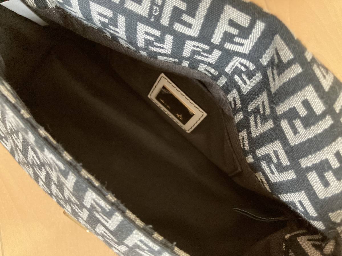 美品 フェンディ FENDI ズッカ柄 ハンドバッグ トートバック