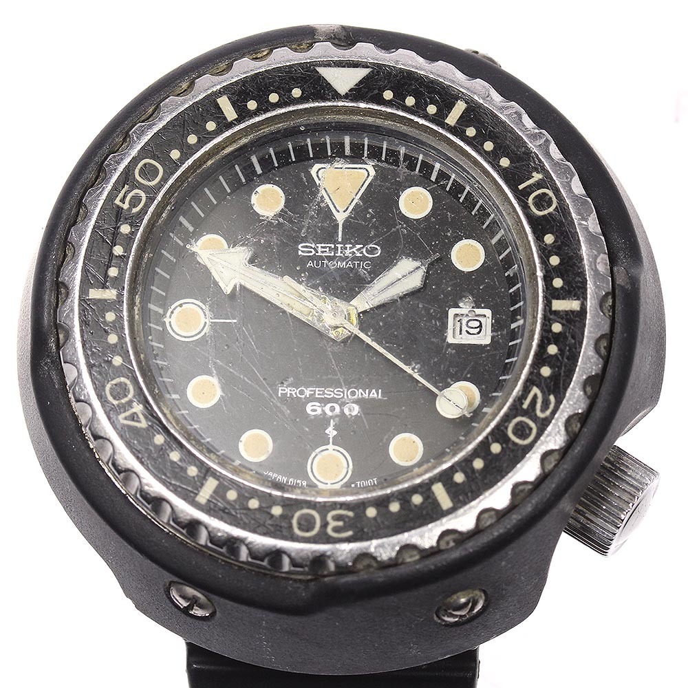 ☆1円スタート 訳あり【SEIKO】セイコー ダイバー プロ600m 6159-7010