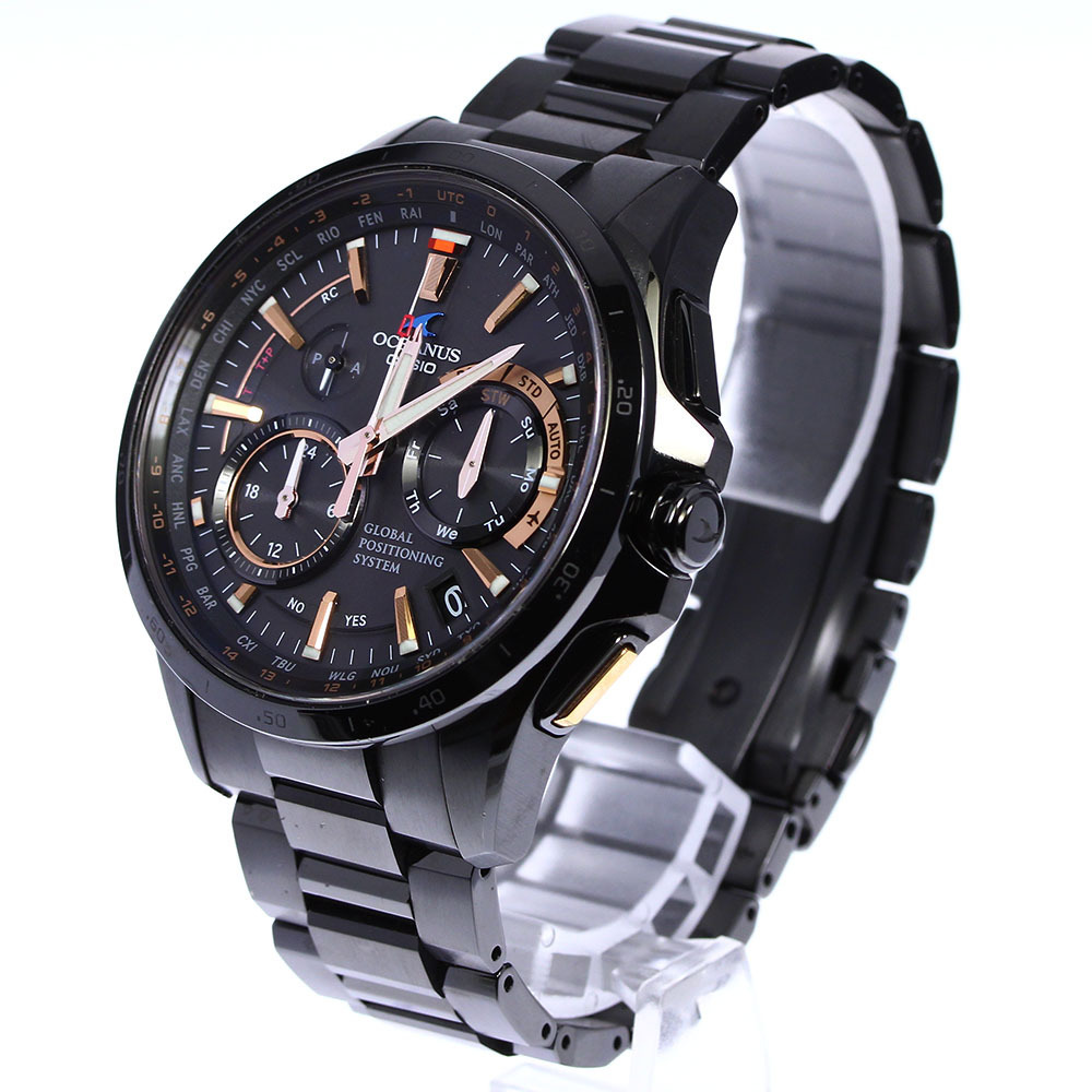 ☆良品☆箱・保証書付き【CASIO】カシオ オシアナス OCW-G1000B-1A2JF