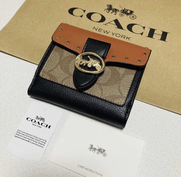 ☆COACH コーチ 財布 F6791 二つ折り財布 ジョージーリベット カラー