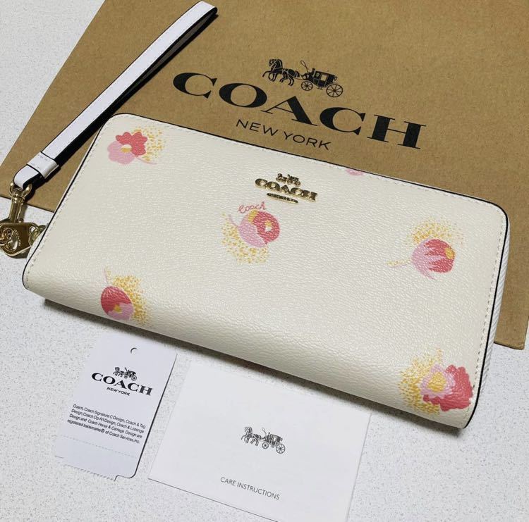 セールSALE％OFF COACH 新品 フローラル 長財布 レディース コーチ