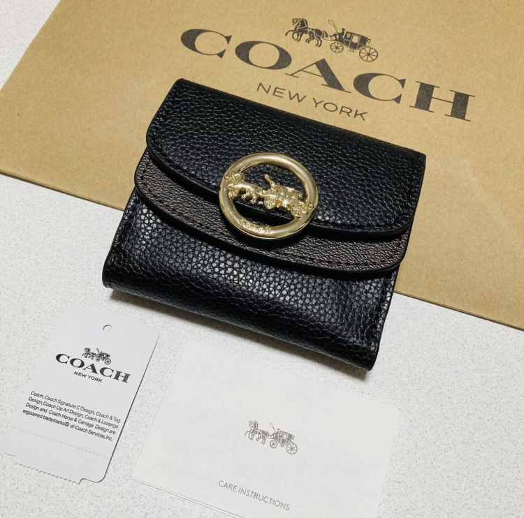 ☆COACH コーチ 88003 三つ折り財布 二つ折り財布 スモールウォレット