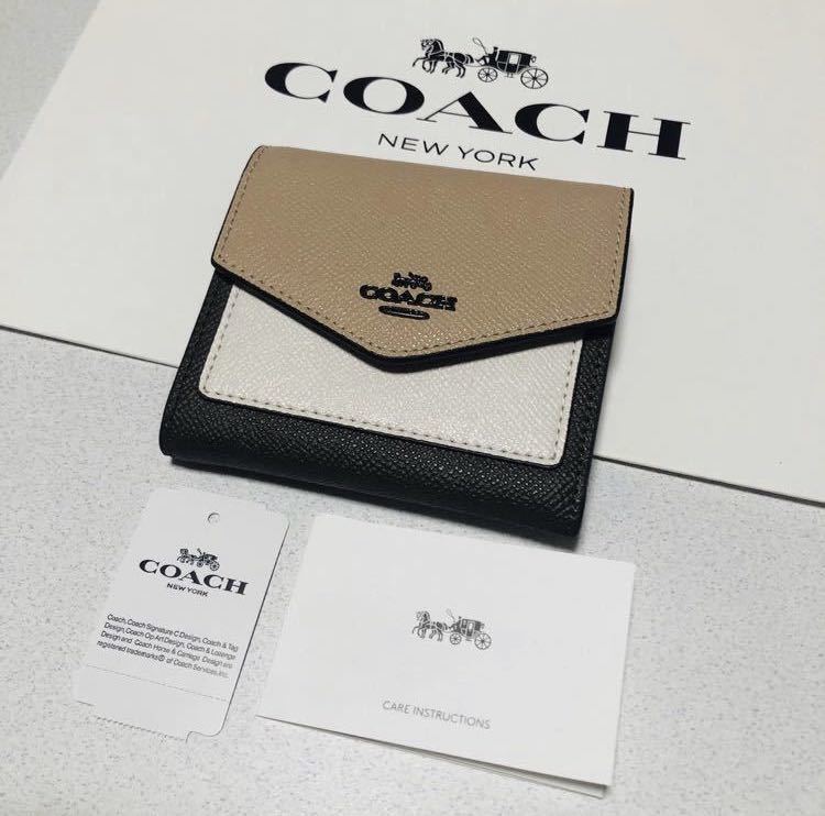 ☆COACH コーチ 27252 クロスグレインレザー スモールウォレット