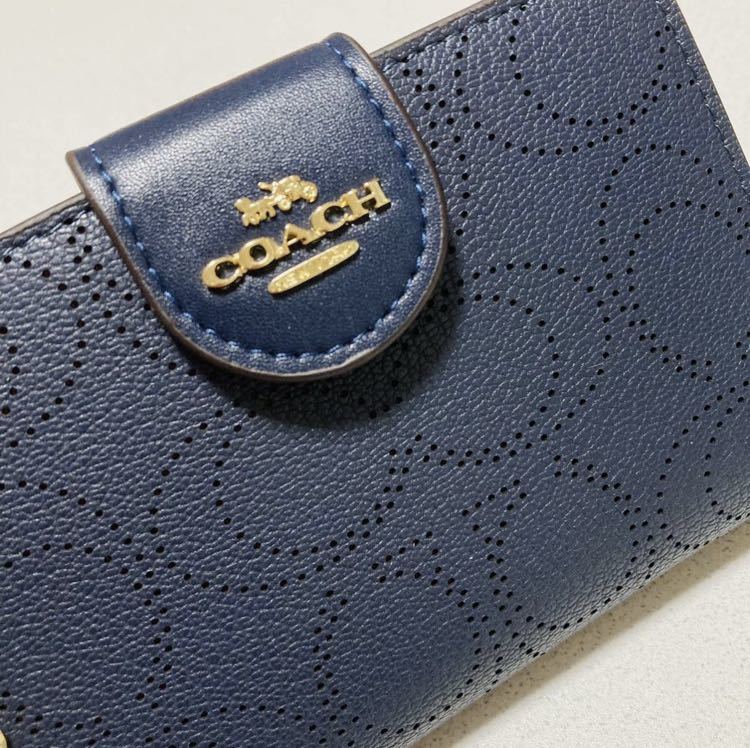 COACH コーチ  財布 ミディアムウォレット 二つ折り財布 パフォ