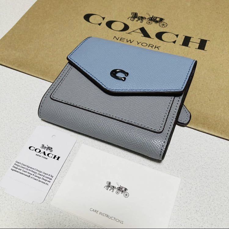 ☆COACH コーチ C2619 三つ折り財布 スモールウォレット カラー