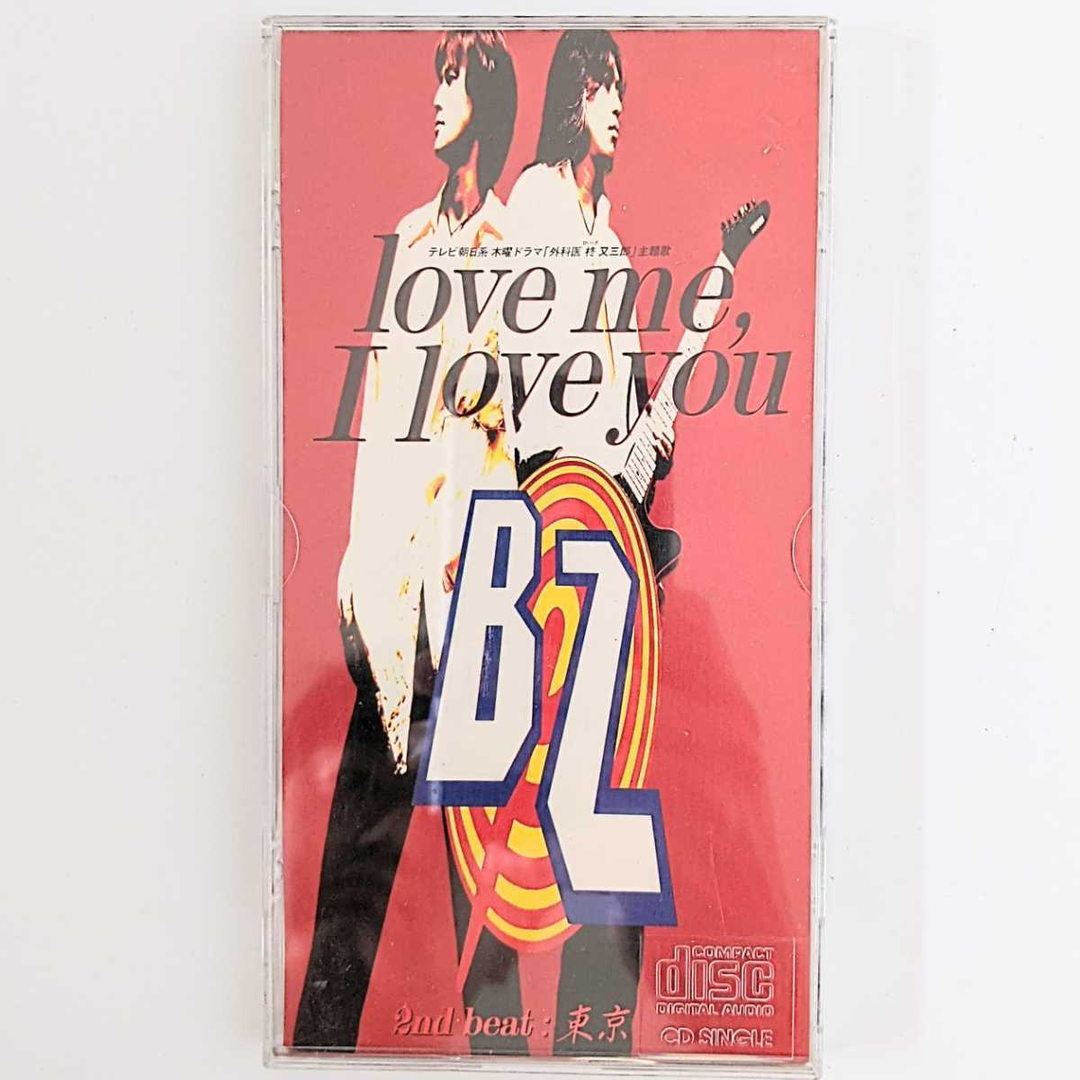 【シングルCD】B’z / love me，I love you／東京 　ビーズ　稲葉浩志　J-POP　邦楽　8cm　旧規格　希少　貴重　ラブミー　アイラブユー_画像1